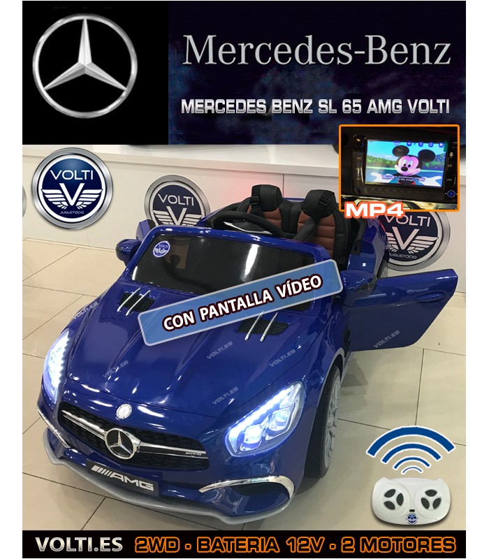 coche de bateria mercedes para niños