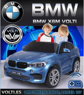 COCHE ELECTRICO INFANTIL BMW X6 BIPLAZA