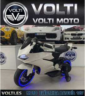 MOTO ELÉCTRICA PARA NIÑOS 12V ACELERADOR EN EL PUÑO