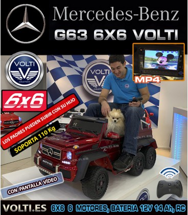MERCEDES BENZ G63 AMG 6X6 6 RUEDAS MOTRICES, EDICIÓN LIMITADA ,PANTALLA VIDEO