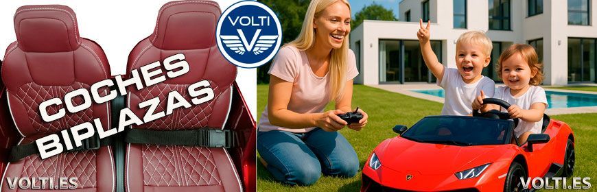 COCHES BIPLAZAS PARA NIÑOS