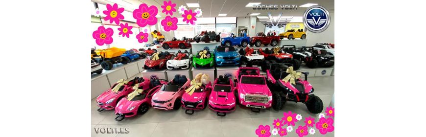 COCHES ROSAS PARA NIÑAS y NIÑOS