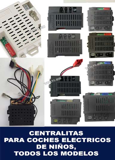 CENTRALITAS PARA COCHES ELECTRICOS DE NIÑOS