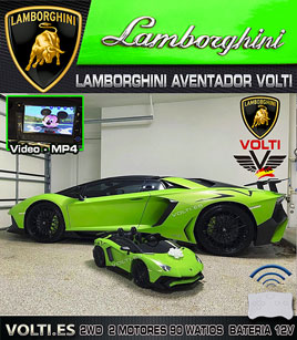 Coche electrico infantil lamborghini