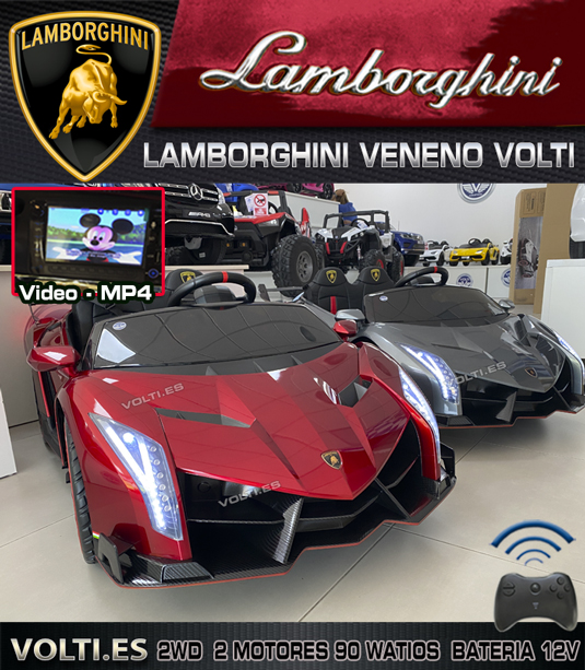 Lamborghini Veneno 12V - Coche Eléctrico para Niños