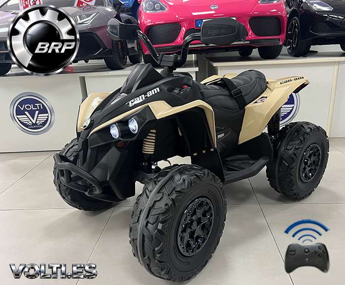 Quad—canam-con-mando-para-nino-cargador-12-voltios-para-quad-cargador-para-coche-de-nino-bateria-para-quad-para-nino-