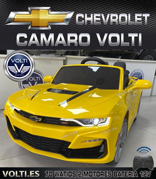 CHEVROLET CAMARO PARA NIÑOS POTENCIA 70 WATIOS