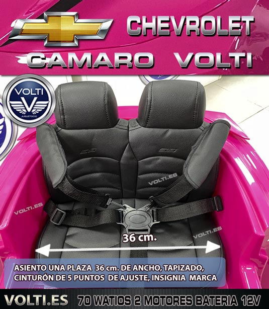 COCHE ELECTRICO NIÑOS CAMARO