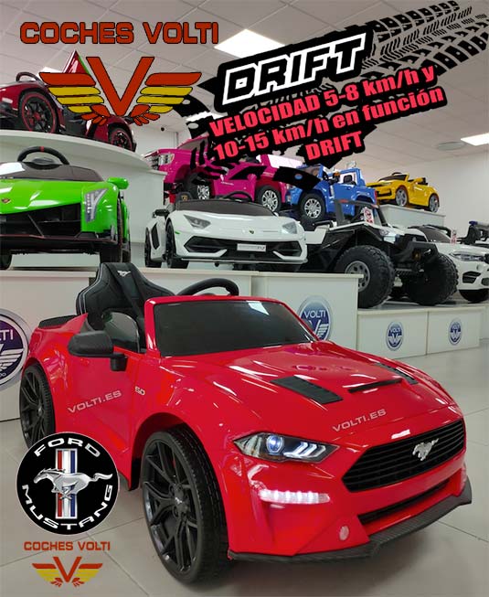 ford-mustang-rojo-24-voltios