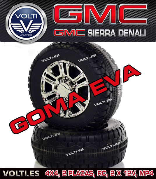 gmc-todoterreno-4x4-para-ninos-coches-volti-gmc-sierra